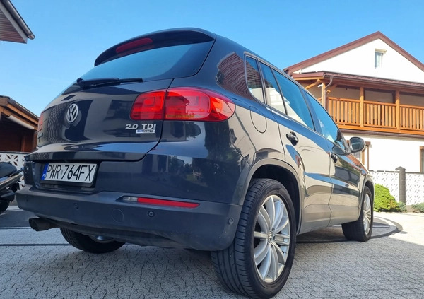 Volkswagen Tiguan cena 53999 przebieg: 213000, rok produkcji 2015 z Pyzdry małe 22
